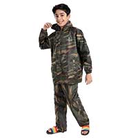 46% Off Double Coating Reversible Camouflage Printed Raincoat